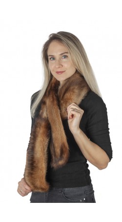 Polecat fur scarf - fur on both sides